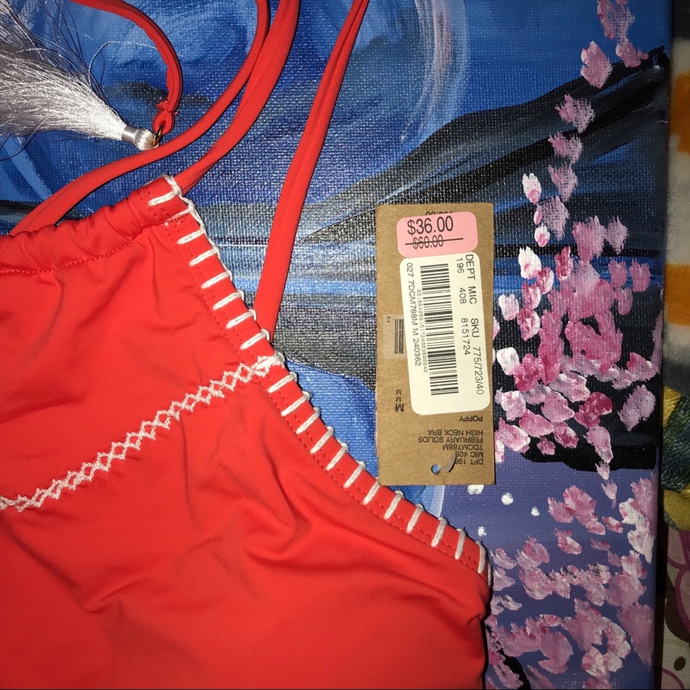 Haltered swim top!